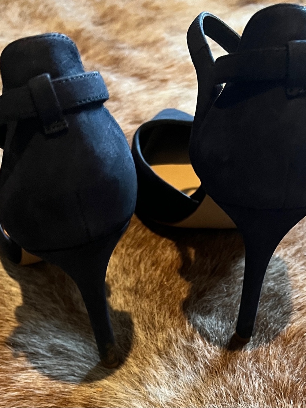 Gianni Bini Black Pointed Toe Ankle-Strap Pumps - Picture 3 of 4